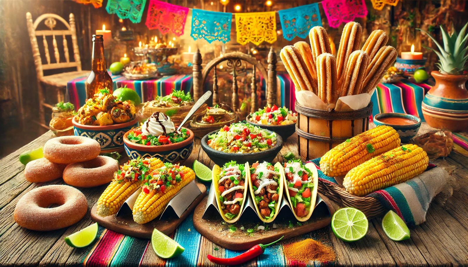 Mexican Street Food: Recipes for Tacos, Elote, and Churros