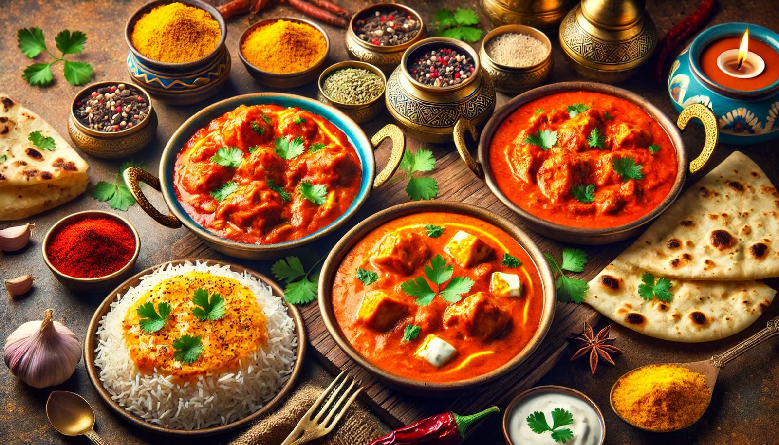 Indian Curries: Recipes for Butter Chicken, Tikka Masala, and Paneer