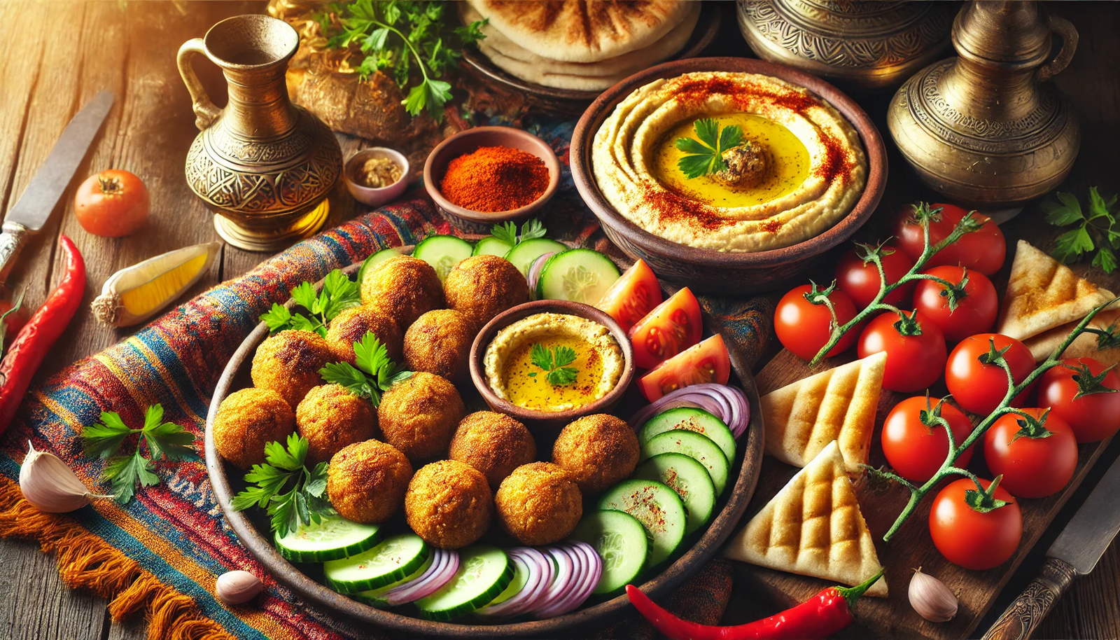 Middle Eastern Falafel: Making Authentic Falafel and Hummus