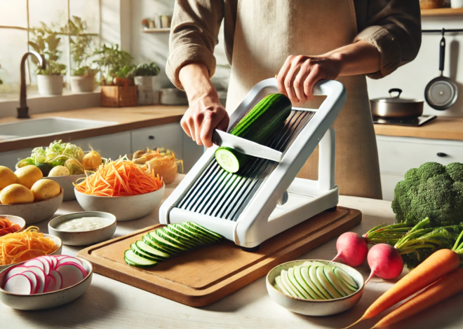 How to Use a Mandoline Slicer? Uniformly Slicing Vegetables