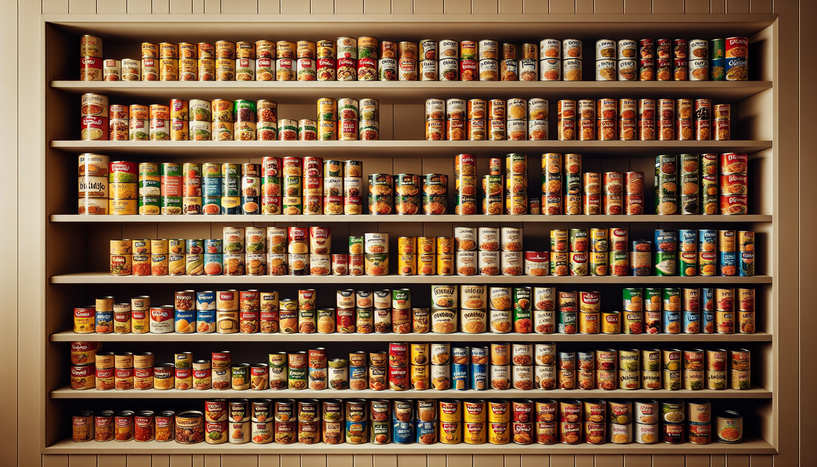 How to Store Canned Goods Safely and Efficiently