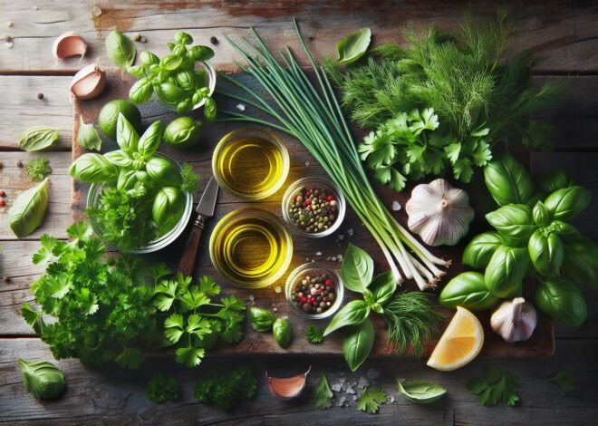 Best Fresh Herbs to Use in Salad Dressings