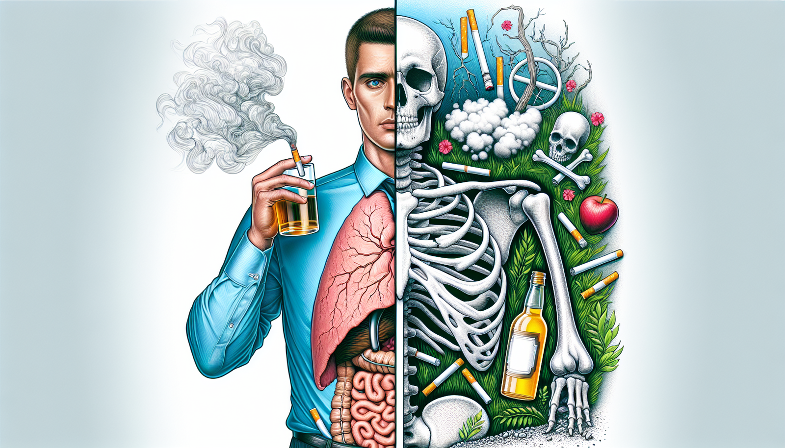 The Impact of Alcohol and Smoking on Bone Health