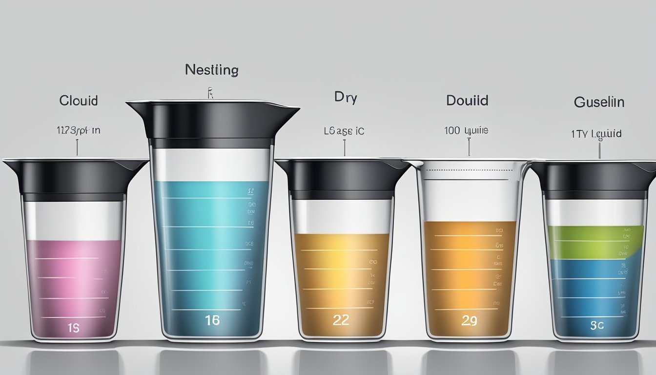 Types of Measuring Cups: Dry and Liquid Measuring Cups